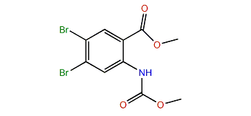Methyl 2-(methoxycarbonyl)-4,5-dibromophenylcarbamate